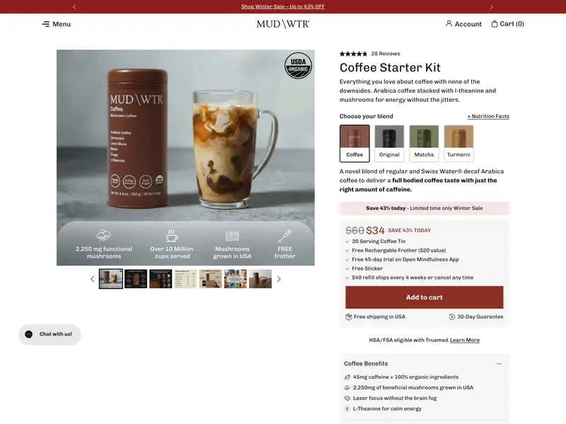 MUD\WTR Product Page