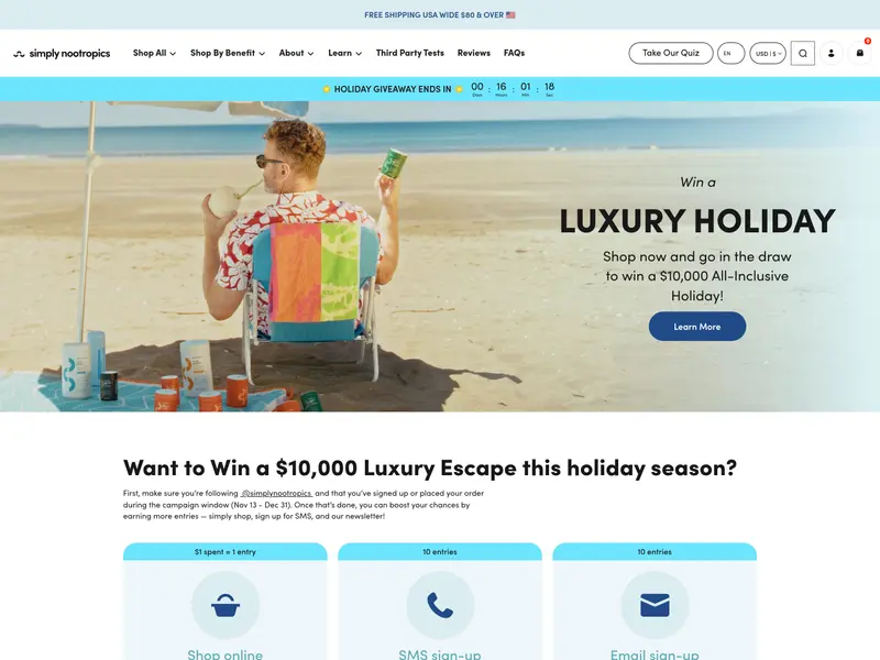 Simply Nootropics Home Page