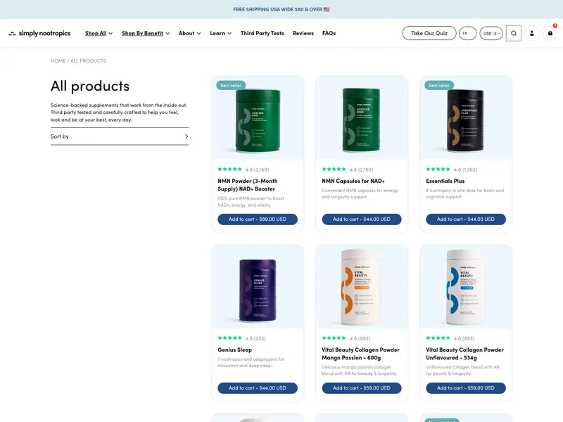 Simply Nootropics Category