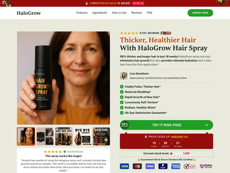 Halo Grow Product Page